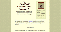 Desktop Screenshot of continuum-concept.org